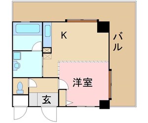 アクタス薬院Ⅱの物件間取画像